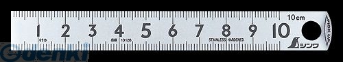 シンワ測定 ［13128］ ピックアップスケール シルバー １ ０� �表示 上下段１�ピッチ